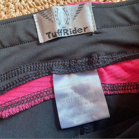 Little Girls Riding Pants Equestrian Horseback Tuff Rider xs Breeches - Picture 2 of 4